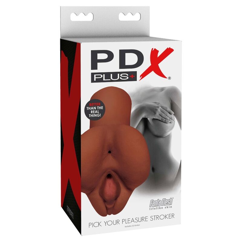 Pdx Plus - Scegli Il Tuo Masturbatore Doppio Marrone