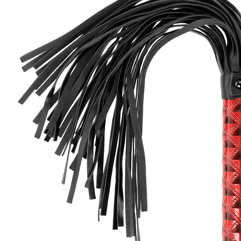 Begme - Flogger in Pelle Vegana Edizione Rossa