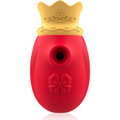 Intense - Stimolatore Clitorideo 10 Modalità di Aspirazione e Leccatura - Rosso
