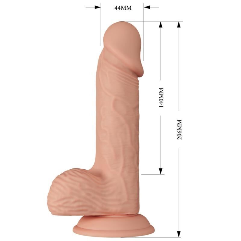 Baile - Bellissimo Incontro Catoblepas Dildo Realistico Flessibile 20.6 cm Naturale