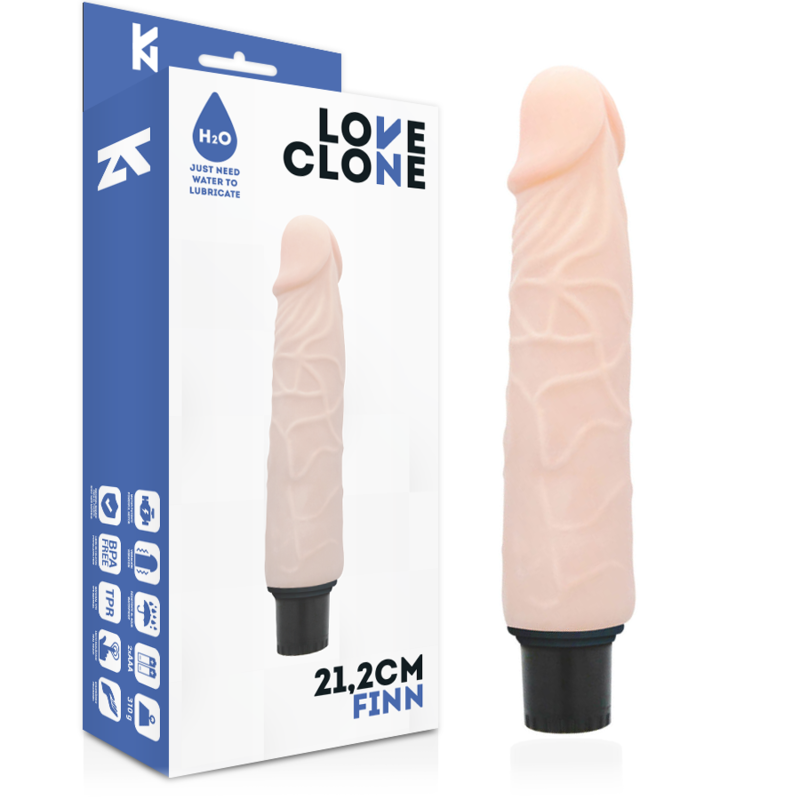 Loveclone - Vibratore Autolubrificante Finn 21.2 cm -o- 3.8 cm