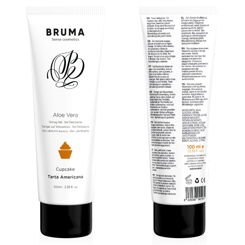 Bruma - Gel Scorrevole Aloe Vera Gusto Cupcake 100 Ml
