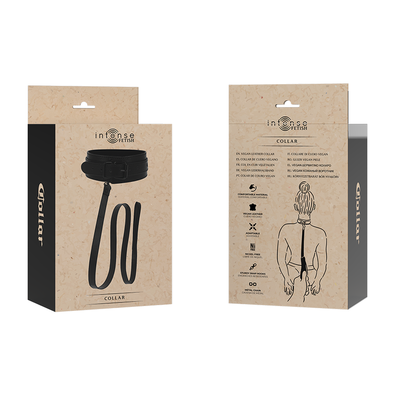 Intense - Fetish Collare in Pelle Vegana
