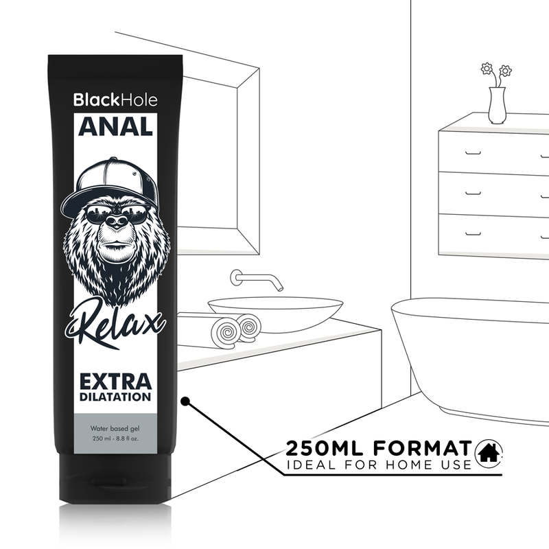 Black Hole - Gel a Base D'acqua Dilatazione Anale 250 Ml