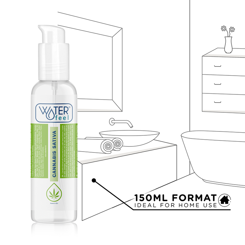 Waterfeel - Lubrificante alla Cannabis 150 Ml