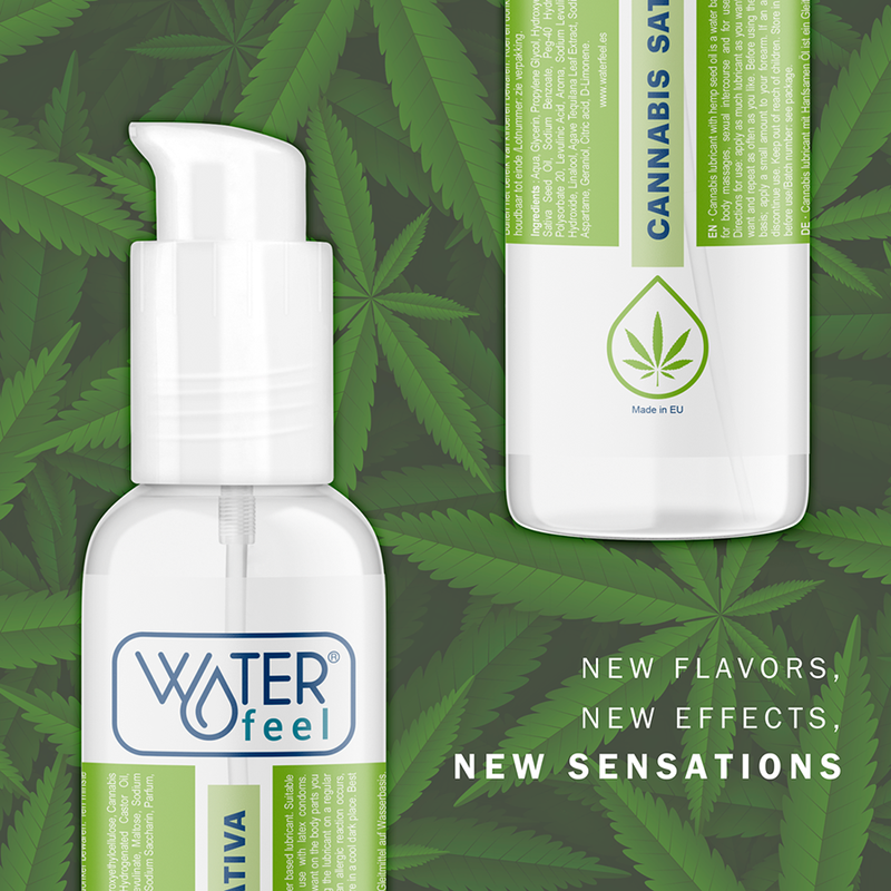 Waterfeel - Lubrificante alla Cannabis 150 Ml