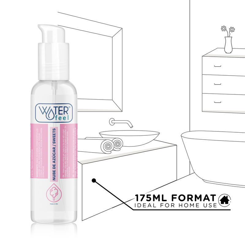 Waterfeel - Lubrificante Nuvola di Zucchero 175 Ml