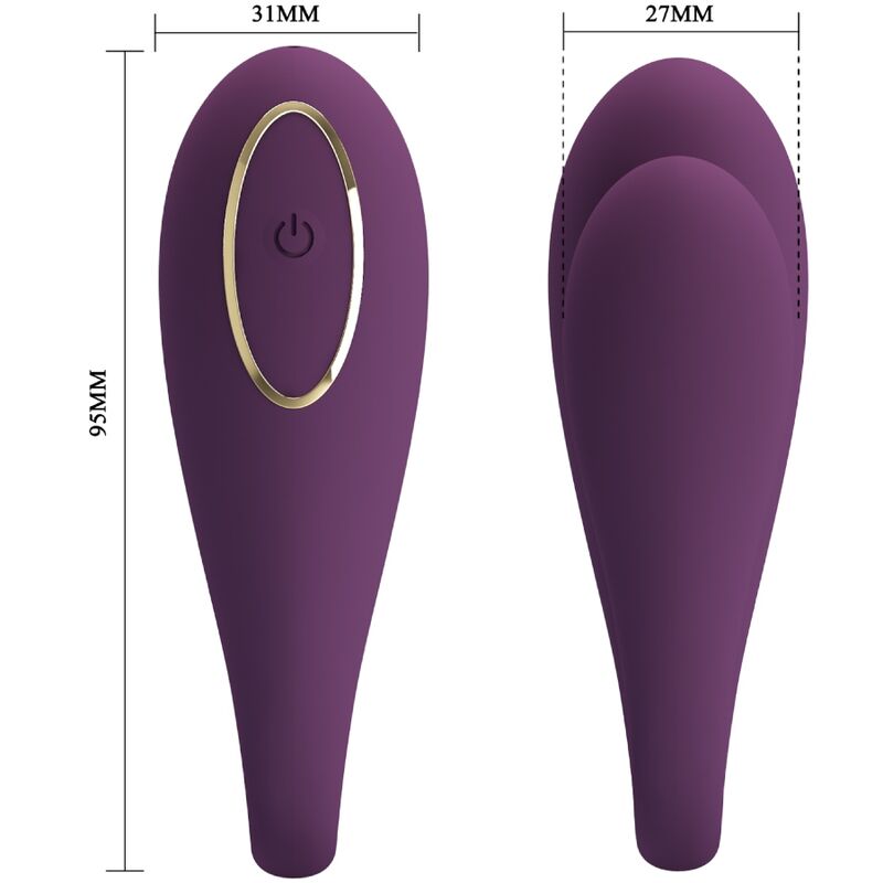 Pretty Love - August Vibratore Global Double Pleasure Remoto