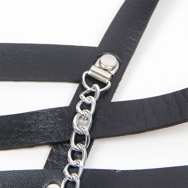 Subblime - Imbracatura a Corsetto con Catena Dettaglio Taglia Unica
