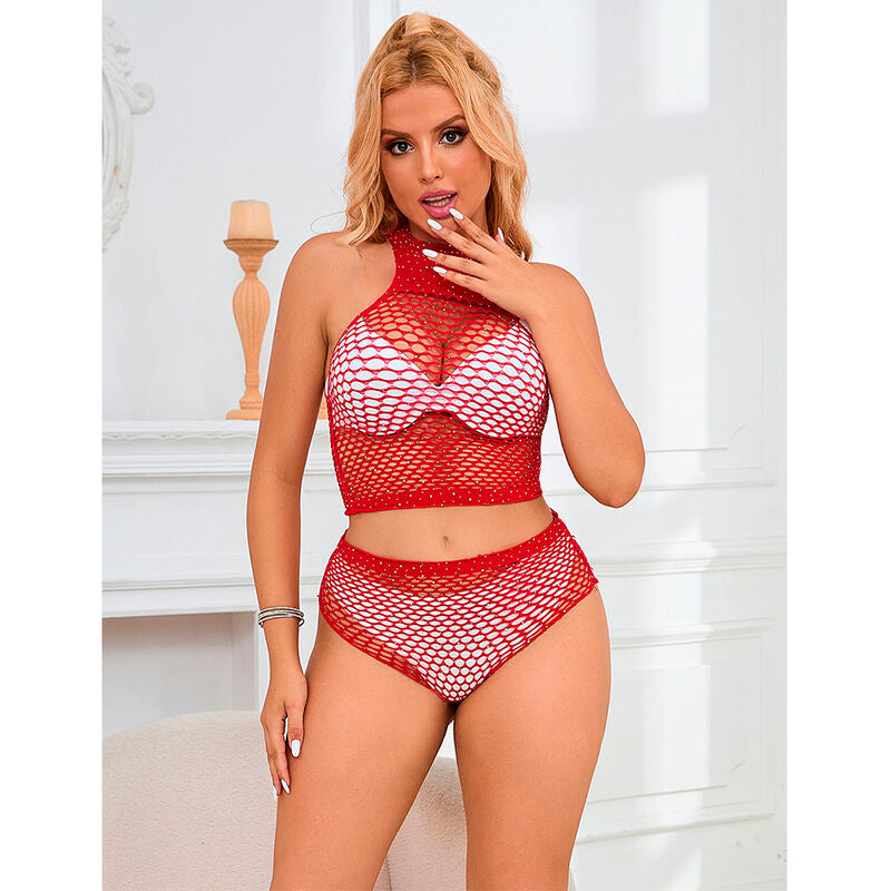 Subblime - 952402 Set Rete con Diamanti Rosa Taglia Unica