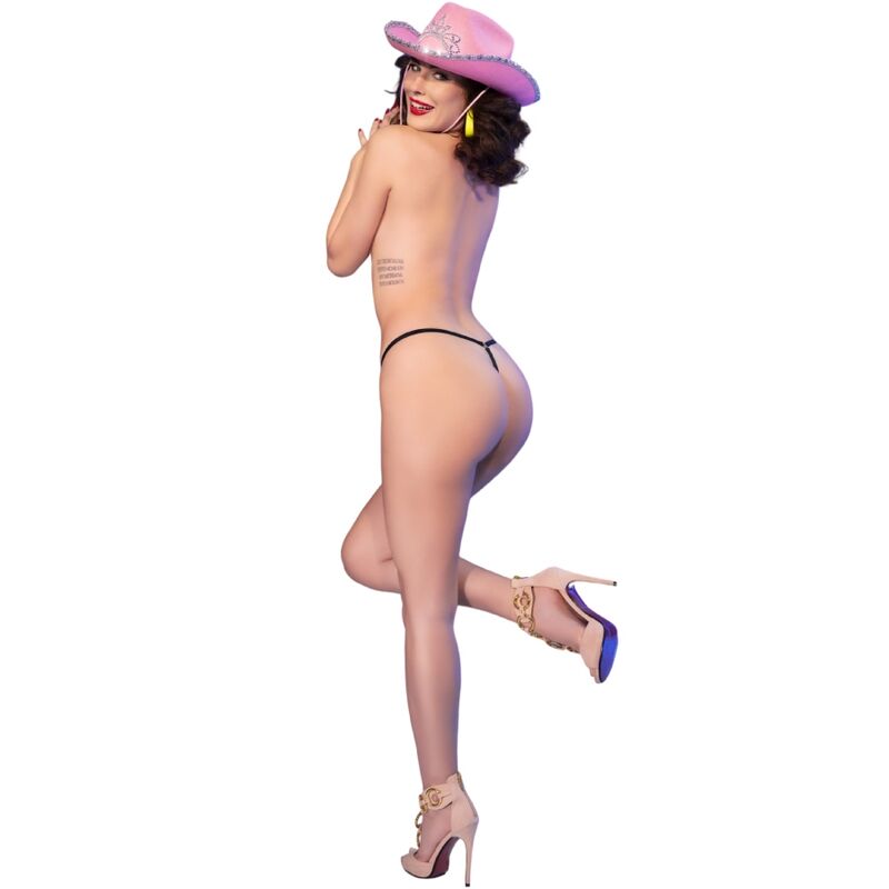 Chilirose - Cr 4836 Perizoma Kiss Me Nero S/M