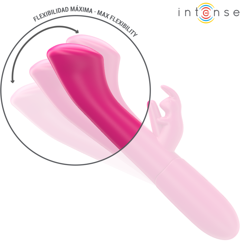 Intense - Julieta Vibratore Coniglio 18,6 cm 10 Vibrazioni Rosa