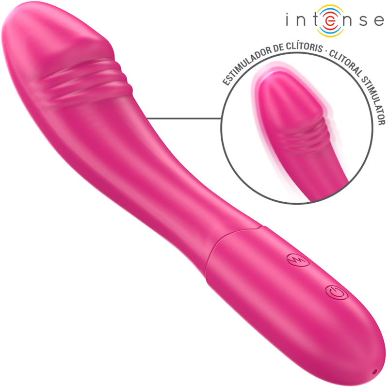 Intense - Belinda Vibratore 19 cm Flessibile 10 Vibrazioni Rosa
