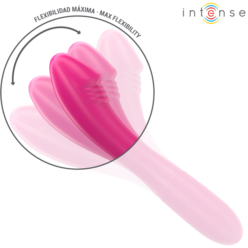 Intense - Belinda Vibratore 19 cm Flessibile 10 Vibrazioni Rosa