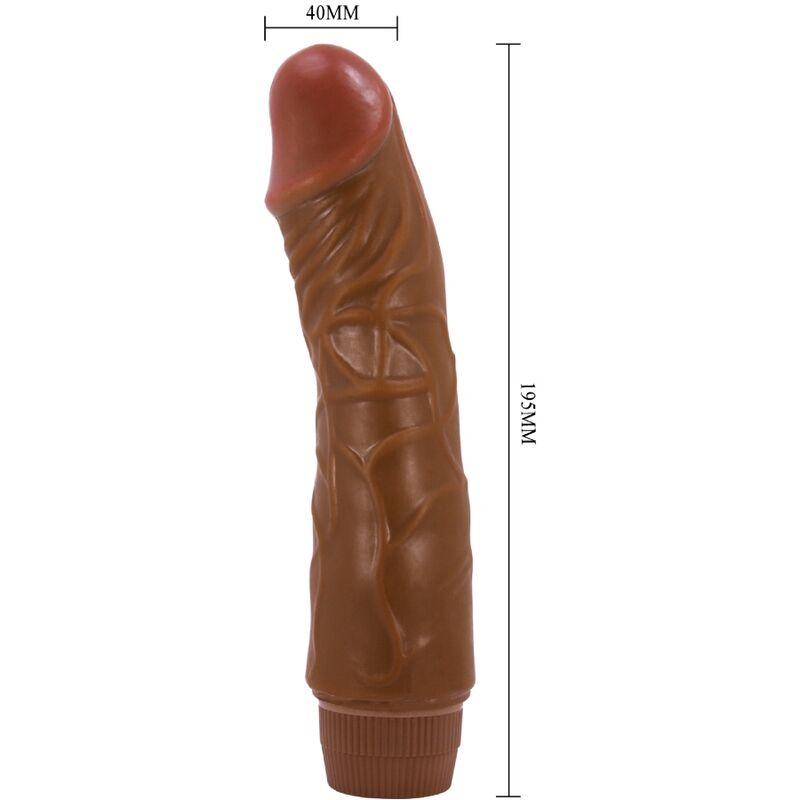Baile - Jeff Vibratore Realistico 19,5 cm Mulatto