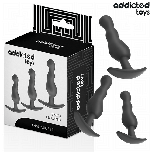 Addicted Toys - Set di 3 Tappi Anali Modello 1