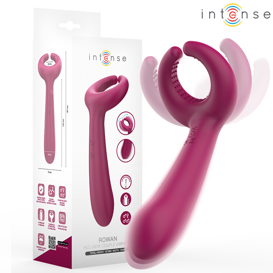 Intense - Vibratore di Coppia Rowan Inclusive