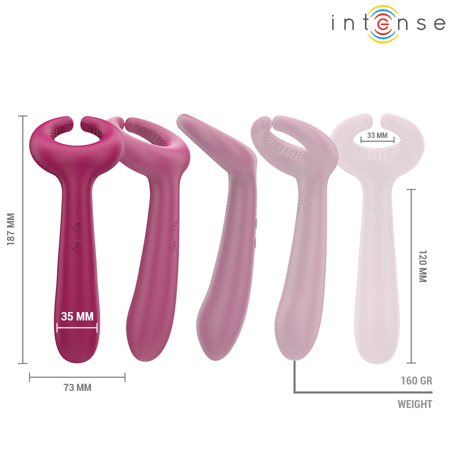 Intense - Vibratore di Coppia Rowan Inclusive