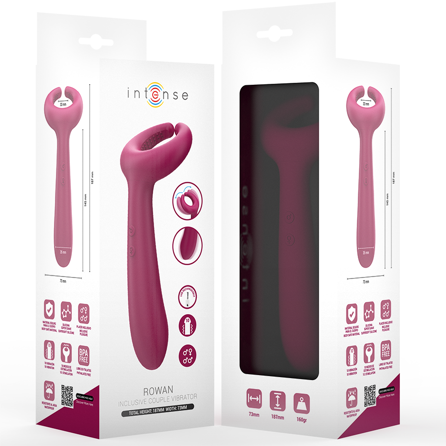 Intense - Vibratore di Coppia Rowan Inclusive