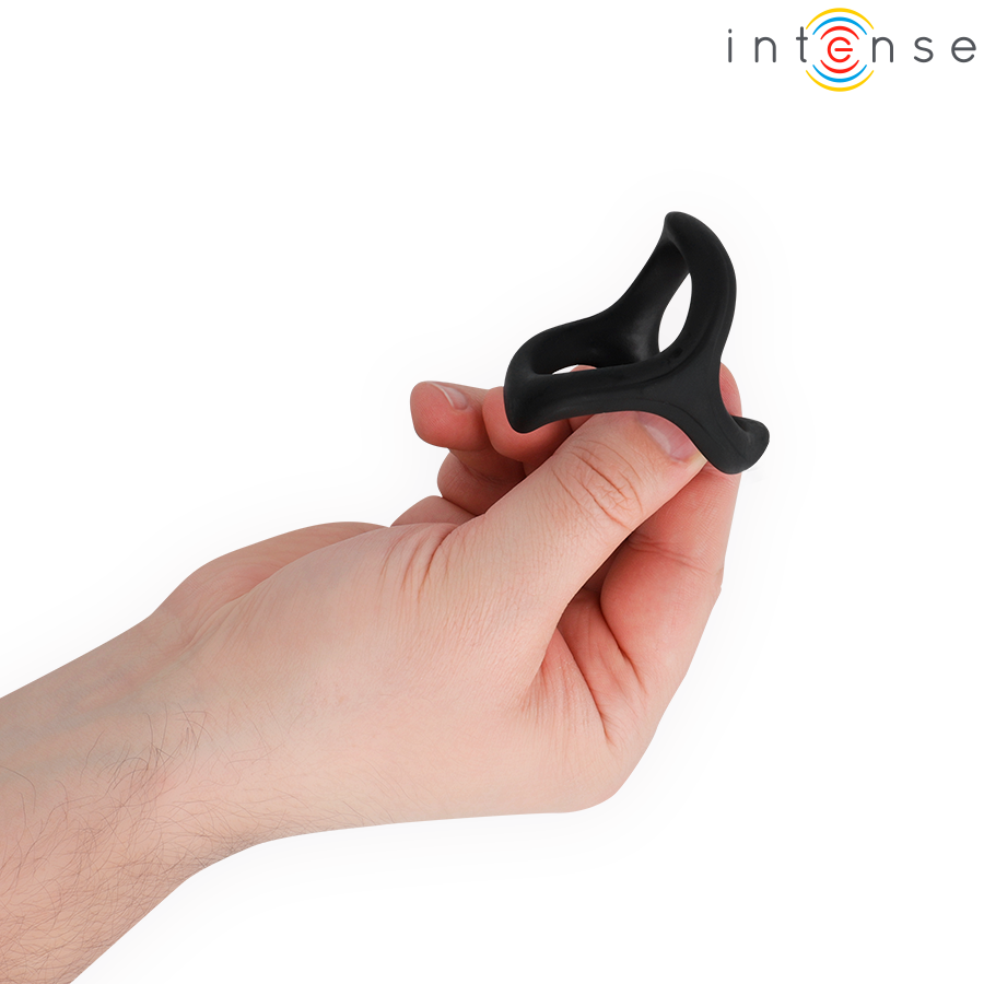 Intense - Alfie Anello per Pene Triplo Regolabile Modello 6