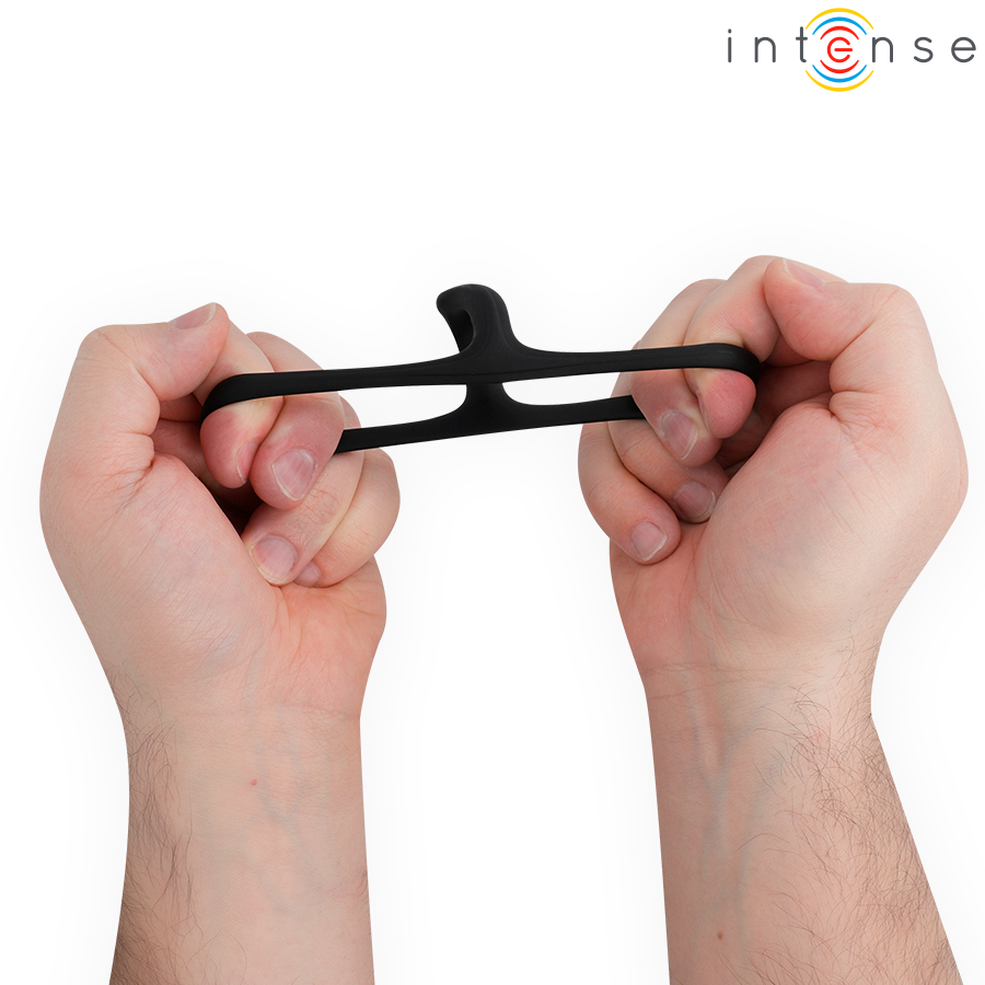 Intense - Alfie Anello per Pene Triplo Regolabile Modello 6