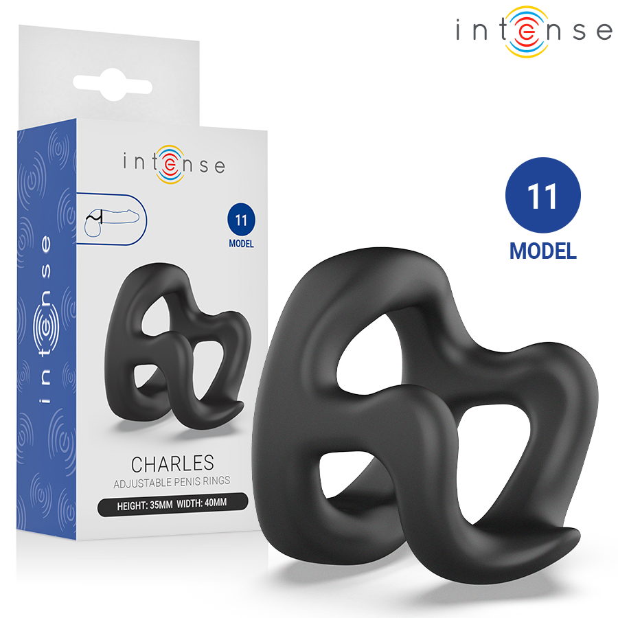 Intense - Charles Anello per Pene Regolabile Modello 11
