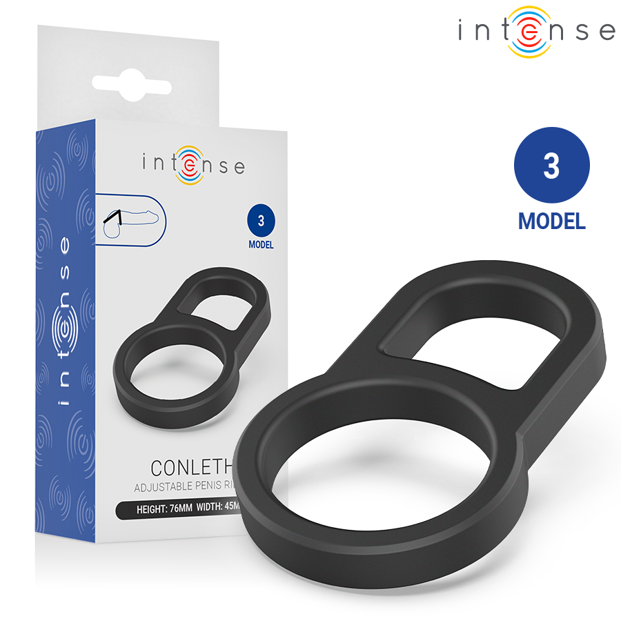 Intense - Conleth Anello per Pene Doppio Regolabile Modello 3