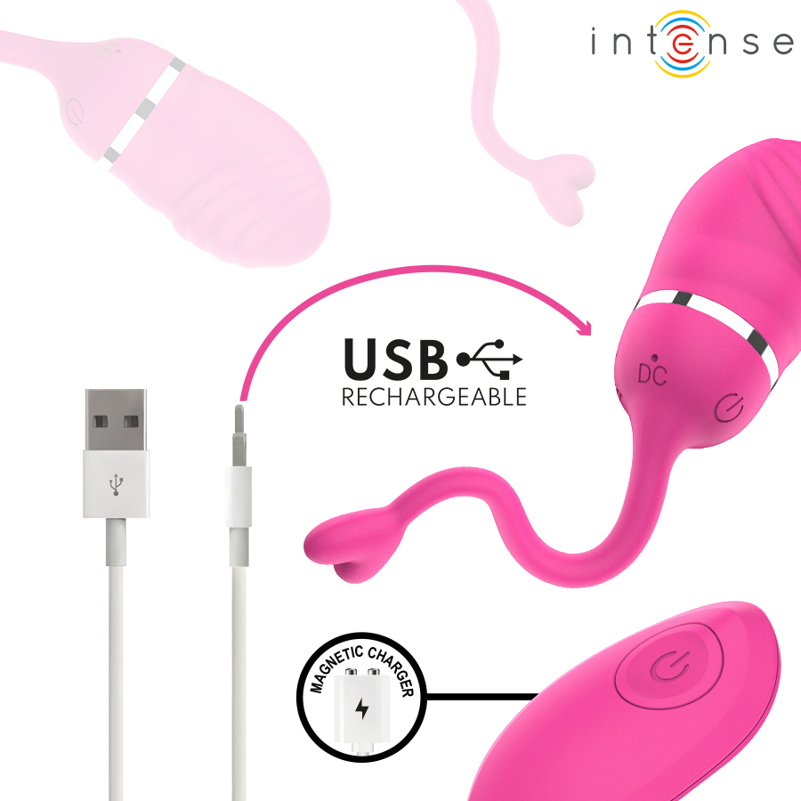 Intense - Sookie Uovo Vibrante con Telecomando Rosa