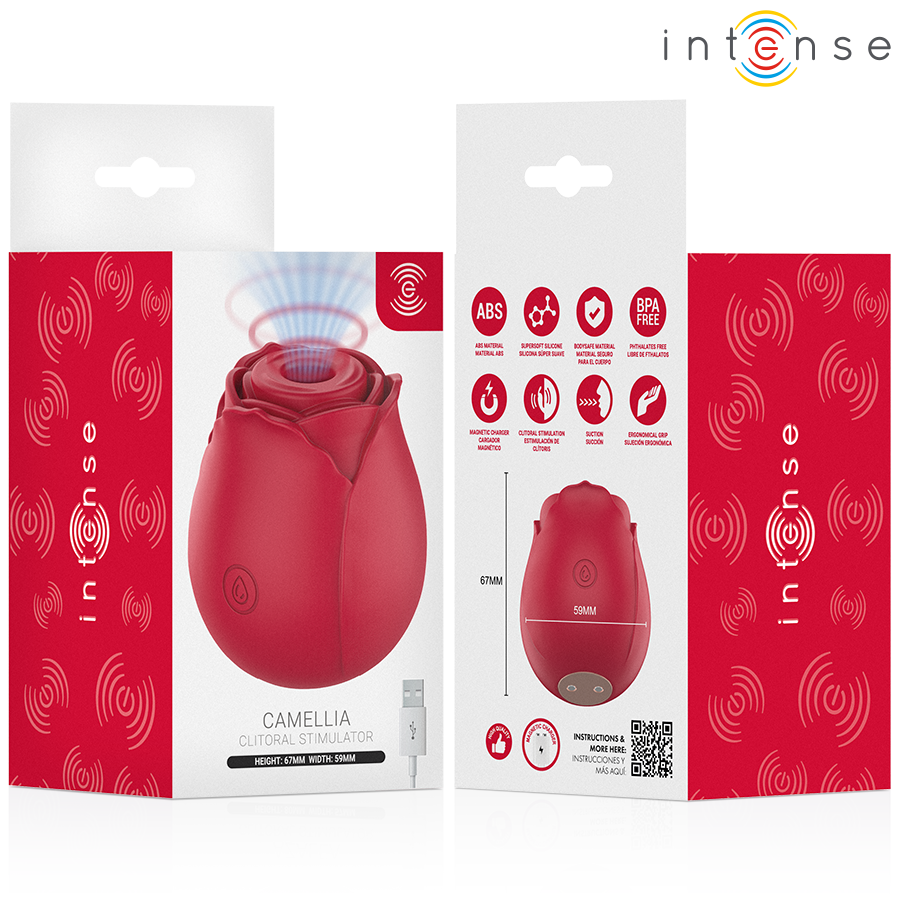 Intense - Camellia Aspirazione Clitoridea Rose By Waves Bordeaux