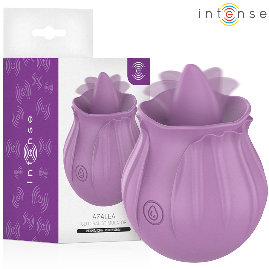 Intense - Azalea Fiore Stimolazione del Clitoride con 10 Vibrazioni Viola