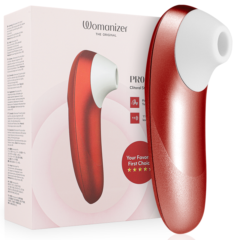 Womanizer - Stimolatore Clitorideo Pro Vibrante Bordeaux