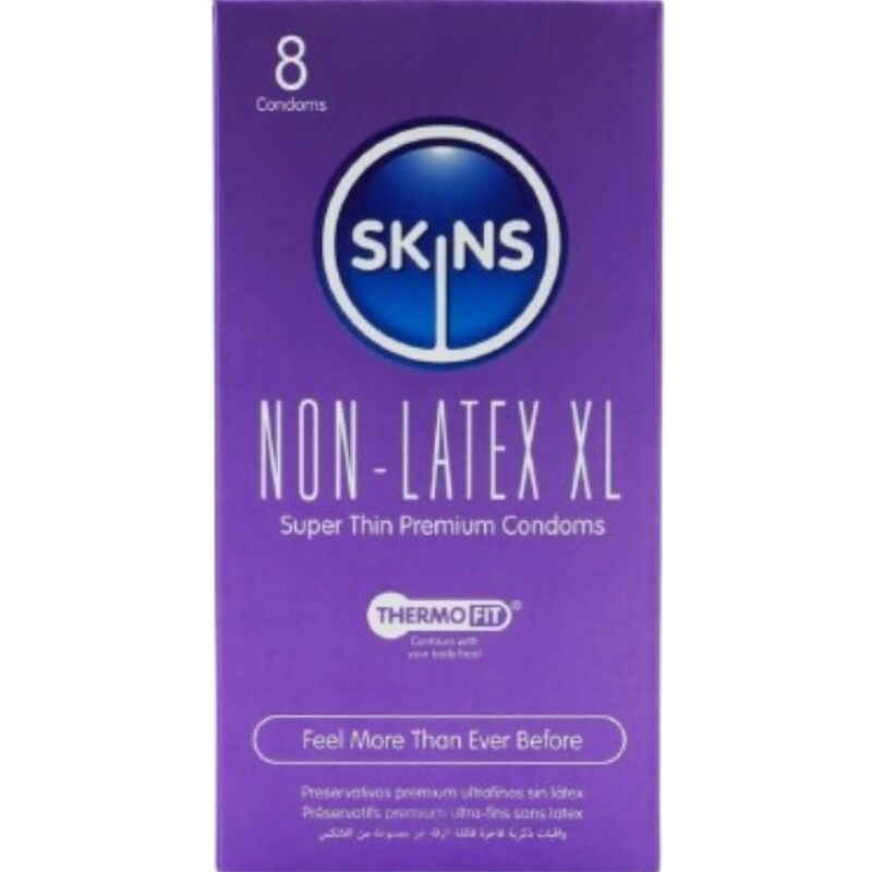 Skins - Preservativi senza Lattice, Confezione XL da 4