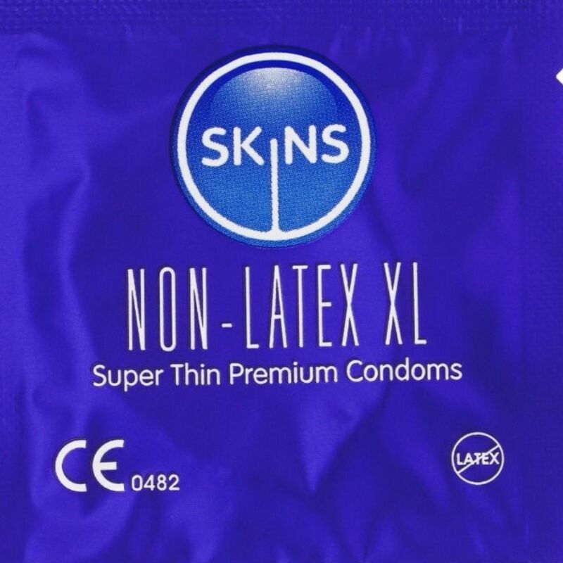 Skins - Preservativi senza Lattice, Confezione XL da 4