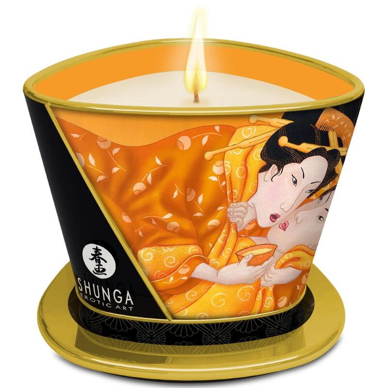 Shunga - Candela da Massaggio al Mango 170 Ml