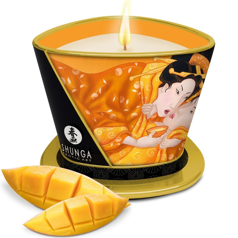 Shunga - Candela da Massaggio al Mango 170 Ml