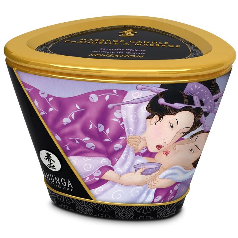 Shunga - Candela da Massaggio Lavanda 170 Ml