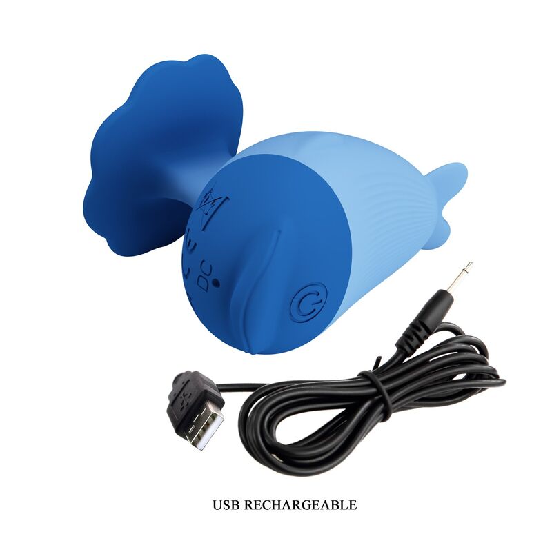 Pretty Love - Vibratore Mini Ricaricabile USB a Forma di Delfino