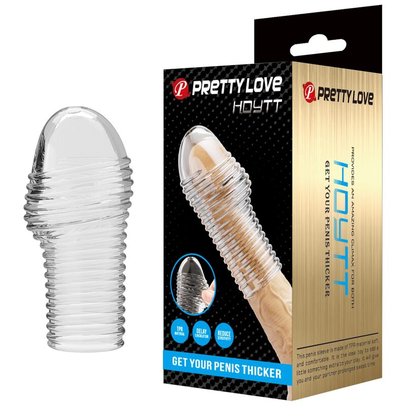 Pretty Love - Hottt Manica per Pene per un Pene Più Spesso e Trasparente