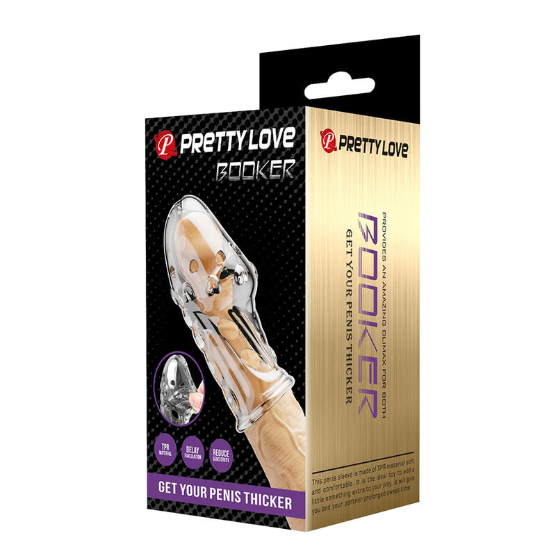 Pretty Love - Manicotto per Pene Rocker per un Pene Più Spesso e Trasparente