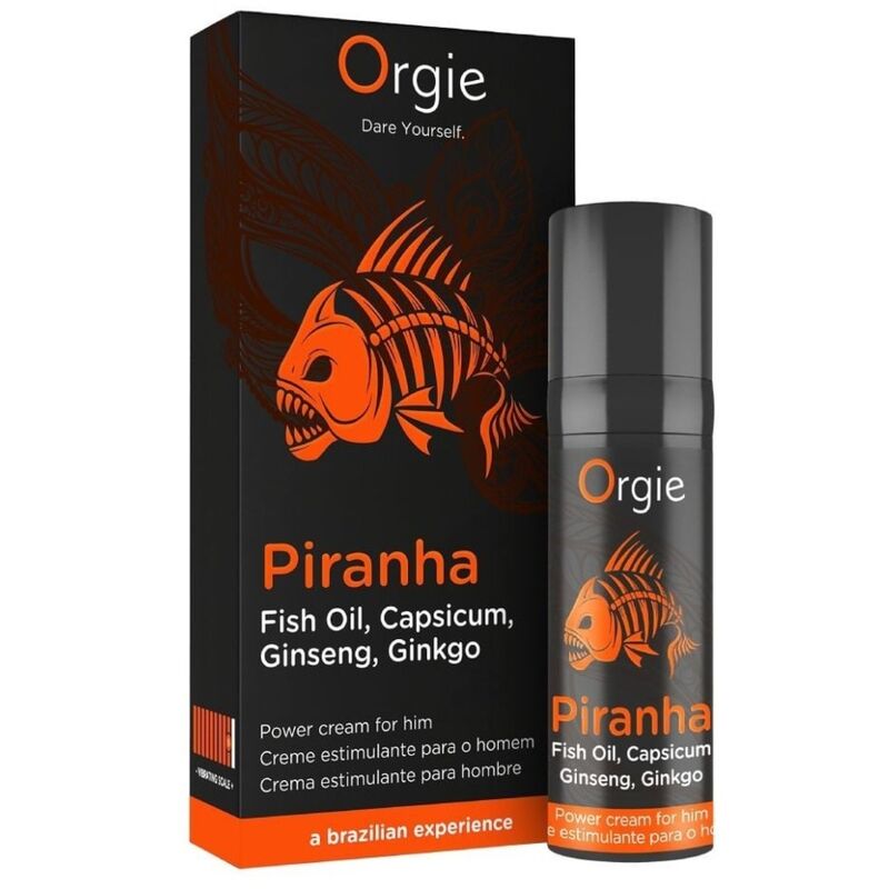 Orgie - Crema Piranha Power per Lui 15 Ml