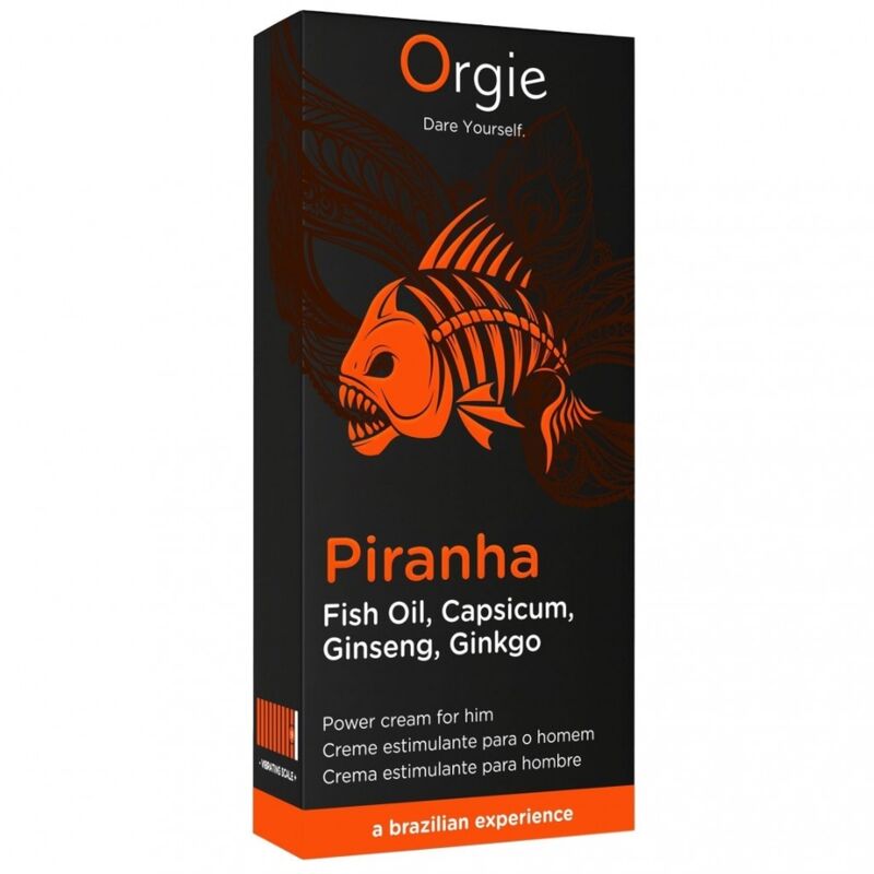 Orgie - Crema Piranha Power per Lui 15 Ml