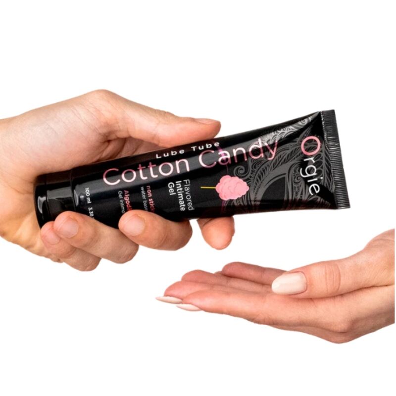 Orgie - Tubo Lubrificante Zucchero Filato Baciabile Gel Intimo a Base De Acqua 100 Ml