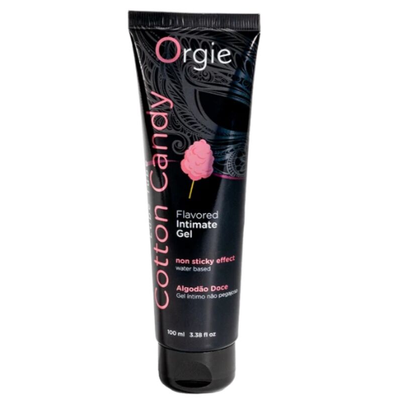 Orgie - Tubo Lubrificante Zucchero Filato Baciabile Gel Intimo a Base De Acqua 100 Ml