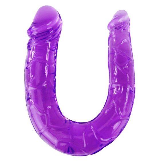 Baile - Doppio Dildo in in Gel Flessibile Lilla