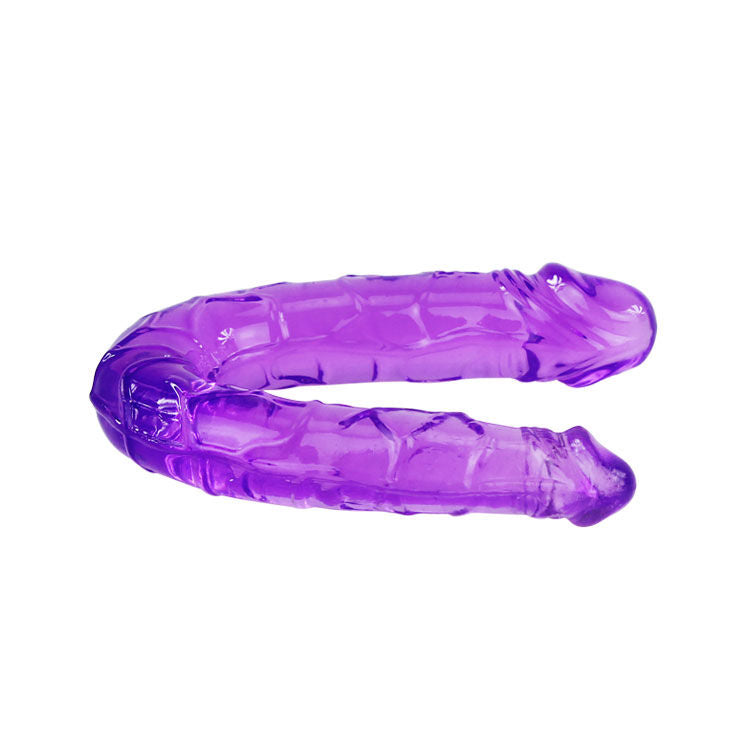 Baile - Doppio Dildo in in Gel Flessibile Lilla