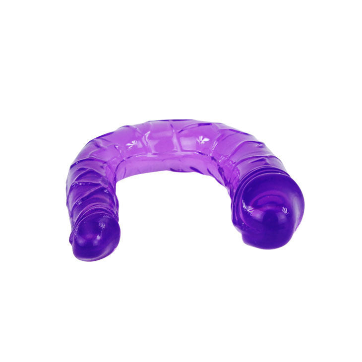 Baile - Doppio Dildo in in Gel Flessibile Lilla