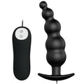 Pretty Love - Plug Anale in Silicone Extra Stimolazione e 12 Modalit di Vibrazione Nero