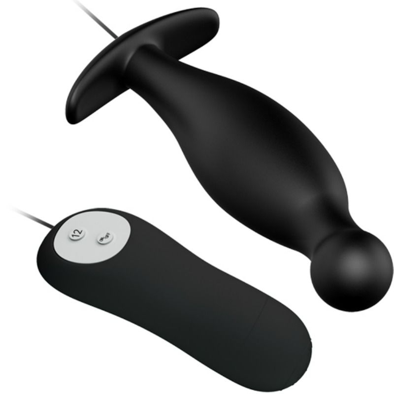 Pretty Love - Plug Anale in Silicone 12 Modalit di Vibrazione Nero