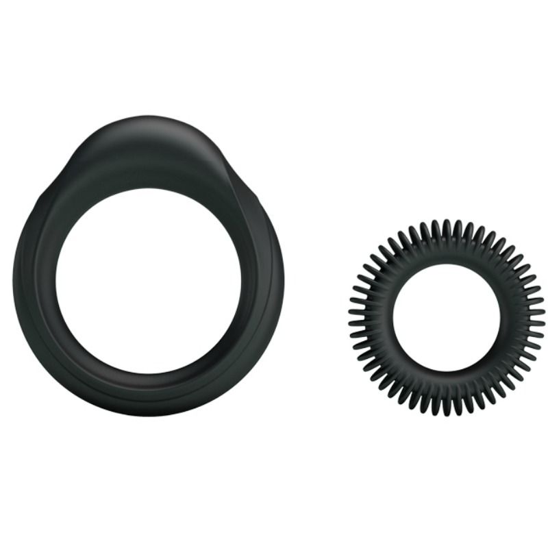 Baile - Kit 2 Anelli in Silicone Ring Manhood