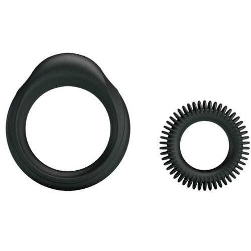 Baile - Kit 2 Anelli in Silicone Ring Manhood